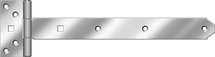 Kreuzgehänge Nr. 124 leicht 200 mm 6 / 2 2,5 mm Stahl