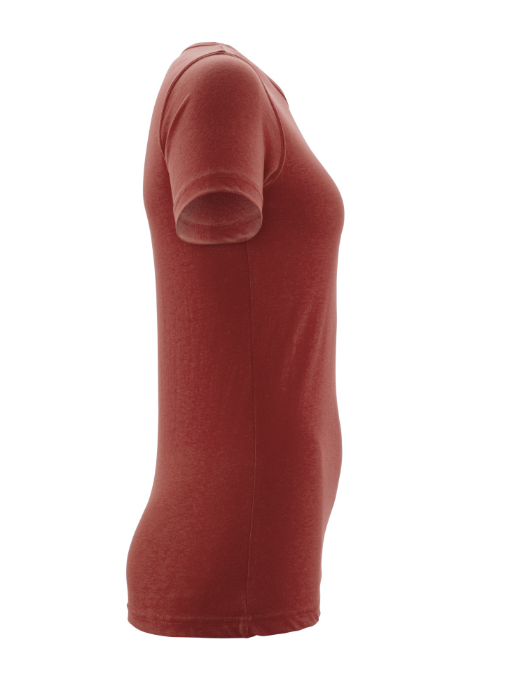 Damen-Passform T-Shirt CROSSOVER Herbstrot 2XLONE