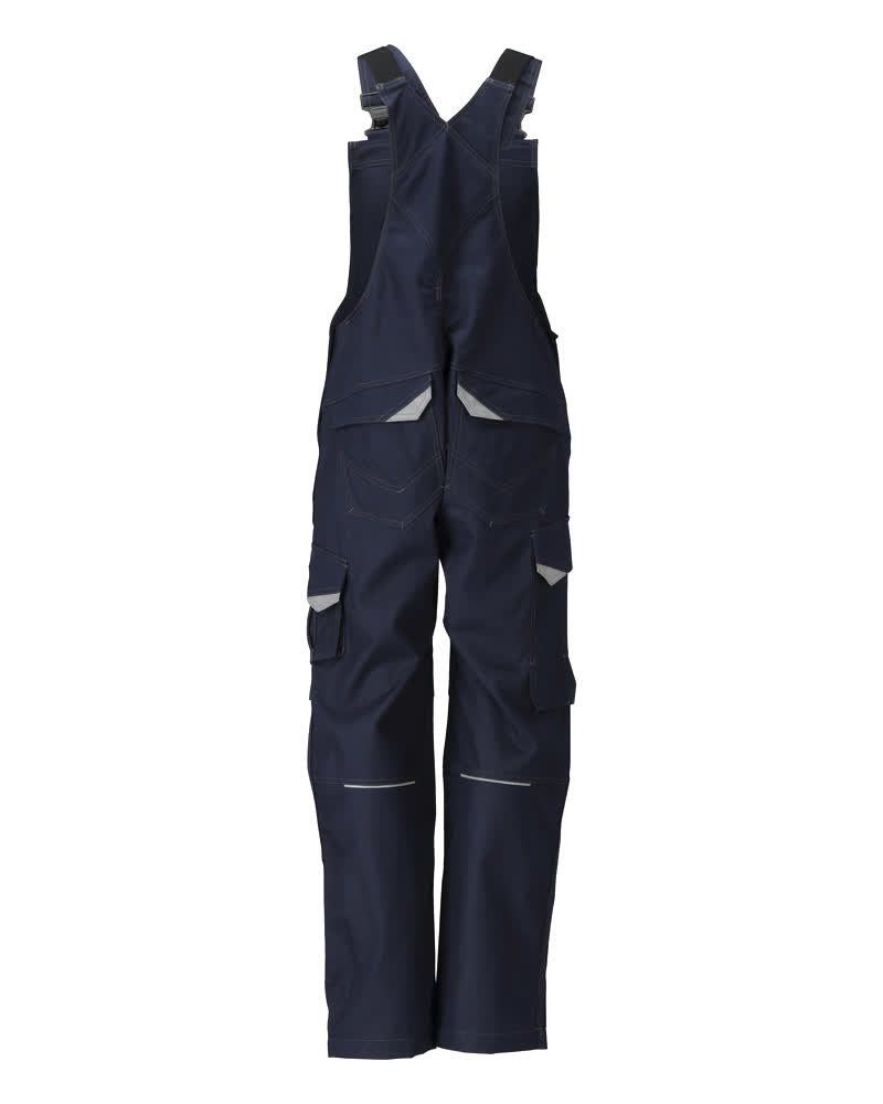 Latzhose mit Knietaschen MULTISAFE Schwarzblau 76C46