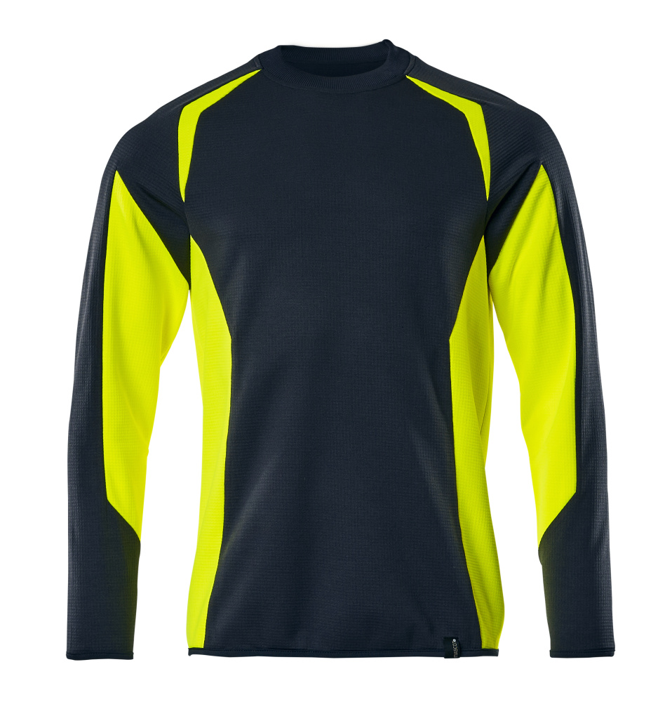Sweatshirt ACCELERATE SAFE Schwarzblau/Hi-vis Gelb 5XL