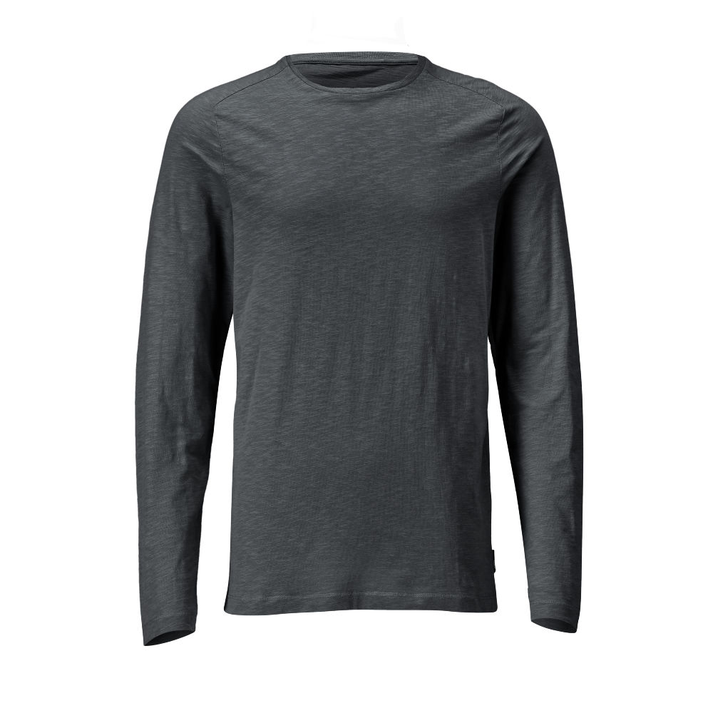 Langarmshirt CUSTOMIZED Anthrazitgrau 3XL