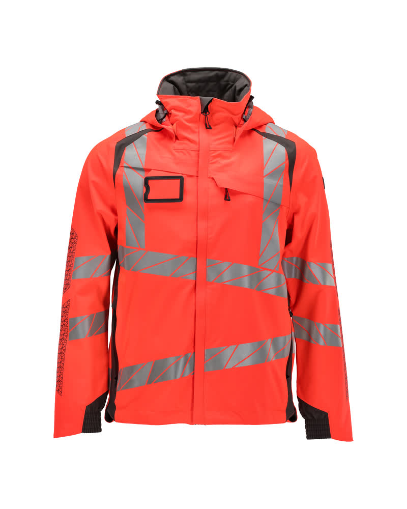 Hardshelljacke ACCELERATE SAFE Hi-vis Rot/Dunkelanthrazit S