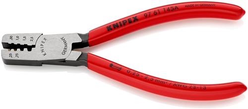 Aderendhülsenzange L.145mm 0,25-2,5 (AWG 23-13) mm² pol.Ku.-Überzug KNIPEX