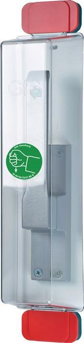 Fluchttürhaube Typ E Sicherung von Treibriegeln Macrolon-Kunststoff transparent GFS