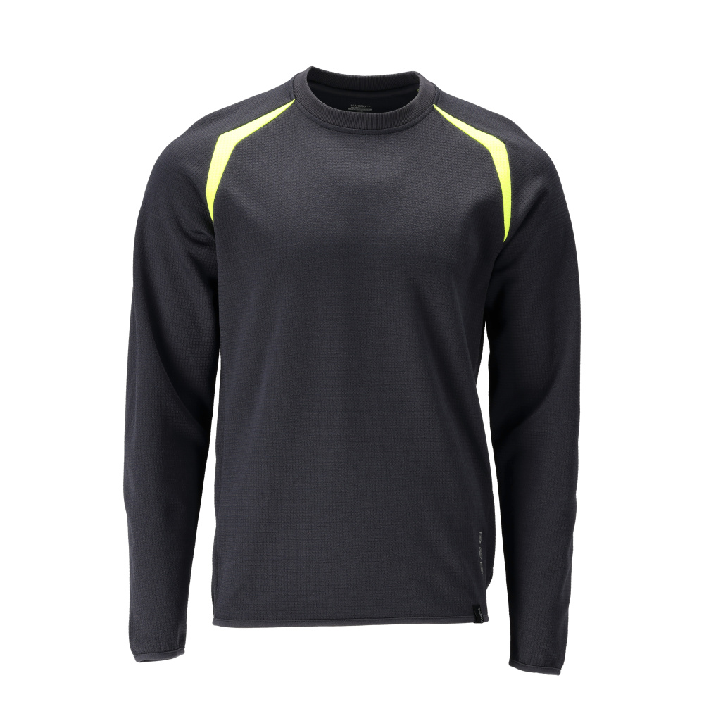 Sweatshirt ACCELERATE MULTISAFE Schwarzblau/Hi-vis Gelb XL