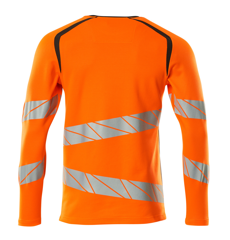 Langarmshirt ACCELERATE SAFE Hi-vis Orange/Dunkelanthrazit L  ONE