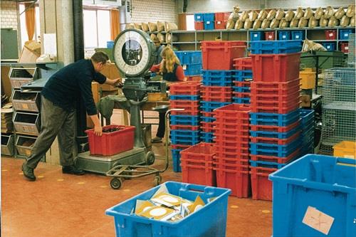 Drehstapelbehälter PP grau L400xB280xH180mm