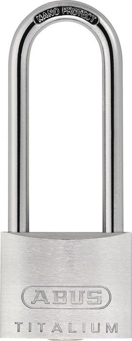 Zylindervorhangschloss 64TI/50HB60-150 B/DFNLI Schlosskörperbreite 50 mm Spezialaluminium verschiedenschließend ABUS