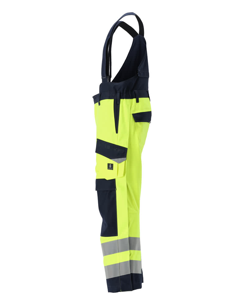Winterhose MULTISAFE Hi-vis Gelb/Schwarzblau S