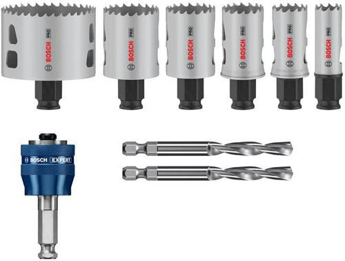 Lochsägen-Set PRO Multi Material PC Plus 9-tlg.19,25,30,35,40,68mm