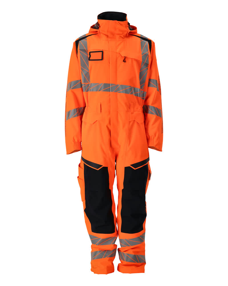 Winteroverall ACCELERATE SAFE Hi-vis Orange/Schwarzblau 3XL