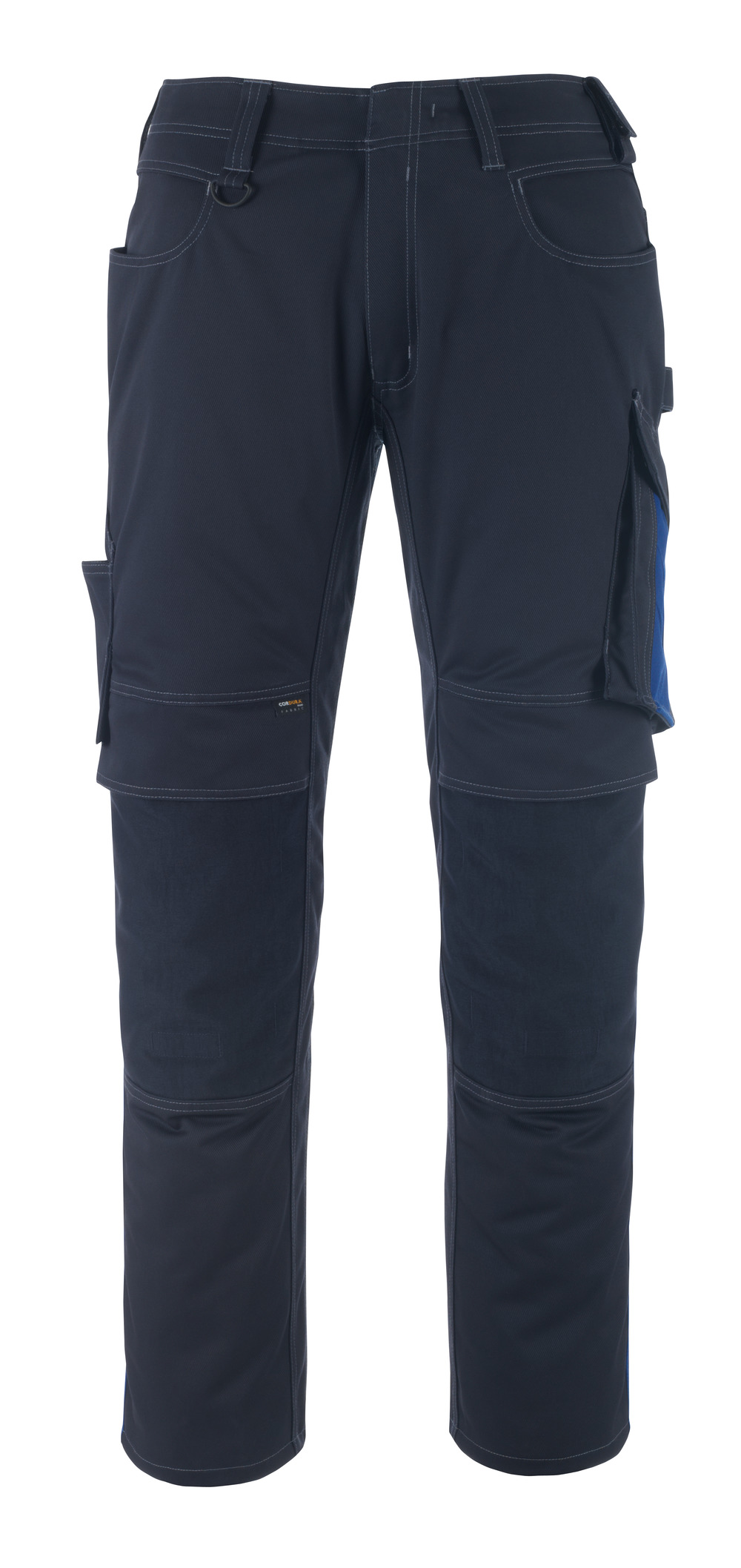 Hose mit Knietaschen UNIQUE Schwarzblau/Kornblau 76C54