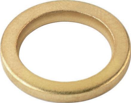 Fitschenring Stärke 2 mm vermessingt (020) 10 mm 14,5 mm