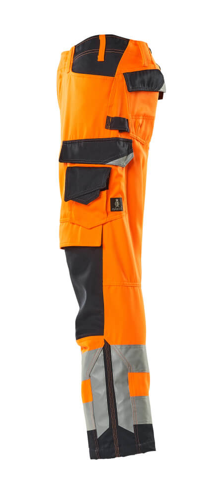 Hose mit Knietaschen SAFE SUPREME Hi-vis Orange/Schwarzblau 82C46