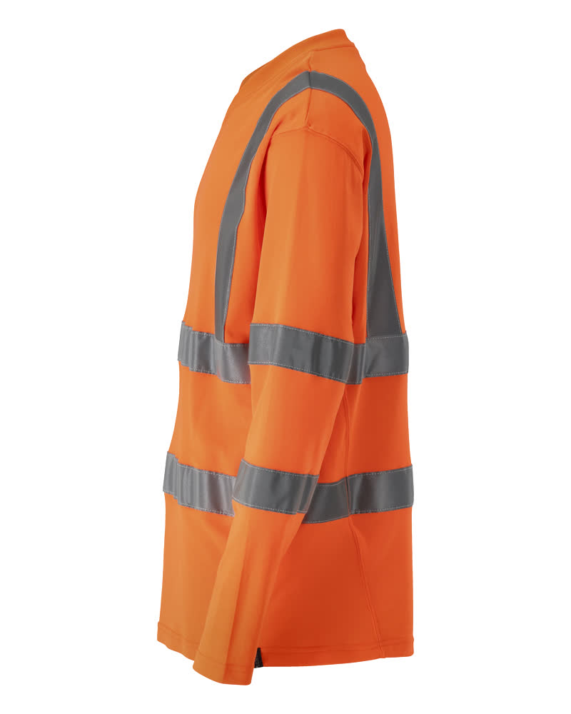 Langarmshirt SAFE CLASSIC Hi-vis Orange L