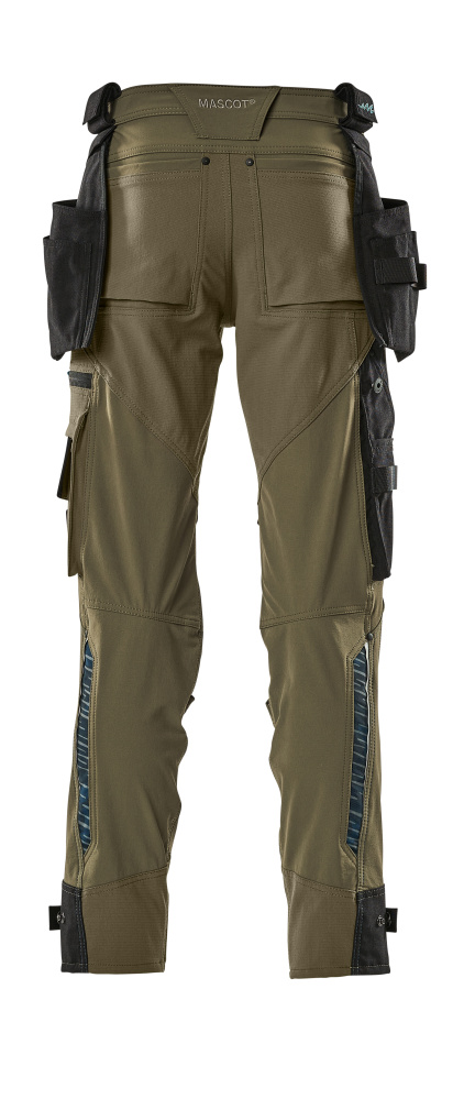 Hose mit Hängetaschen ADVANCED Moosgrün 76C47