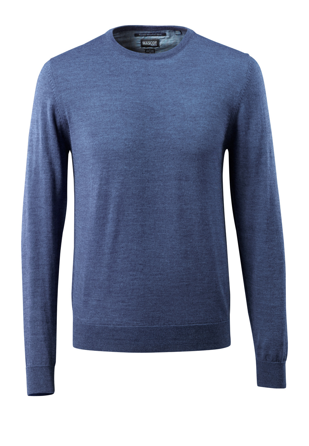 Strickpullover FRONTLINE Blau-meliert M