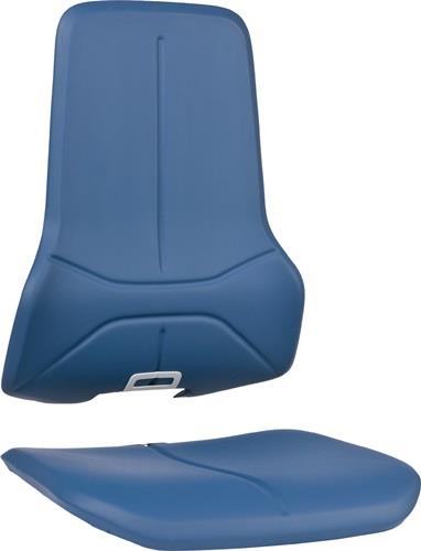 Wechselpolster Integralschaum blau f.Sitz u.Rückenlehne BIMOS