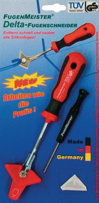 Fugenschneider Fugenmeister Delta 1 Schneider, 1 Kratzer, 1 Ersatzklinge