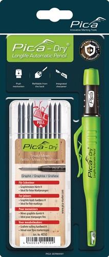 Bau-/Tieflochmarker Pica-Dry Farbe graphit +Minenset 4000 871 360 PICA