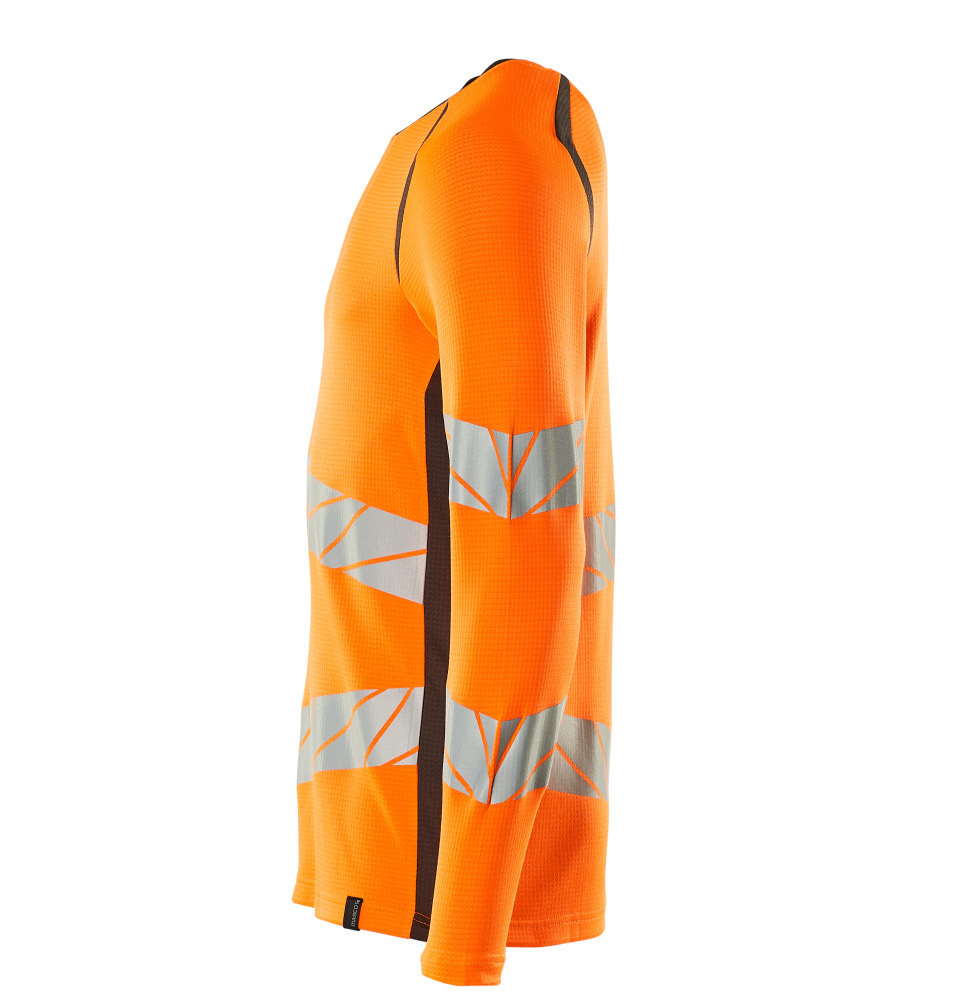 Langarmshirt ACCELERATE SAFE Hi-vis Orange/Dunkelanthrazit L  ONE