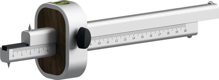 Streichmaß Alu-Line 0029A 185 mm Maßlänge 220 mm Aluminium ULMIA