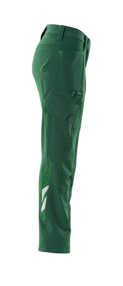 Damen-Passform DIAMOND Hose mit Schenkeltaschen ACCELERATE Grün 76C34