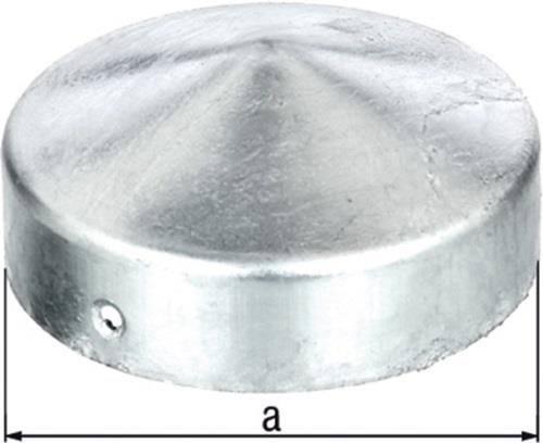 Pfostenkappe D.100mm rd.flache Form TZN GAH