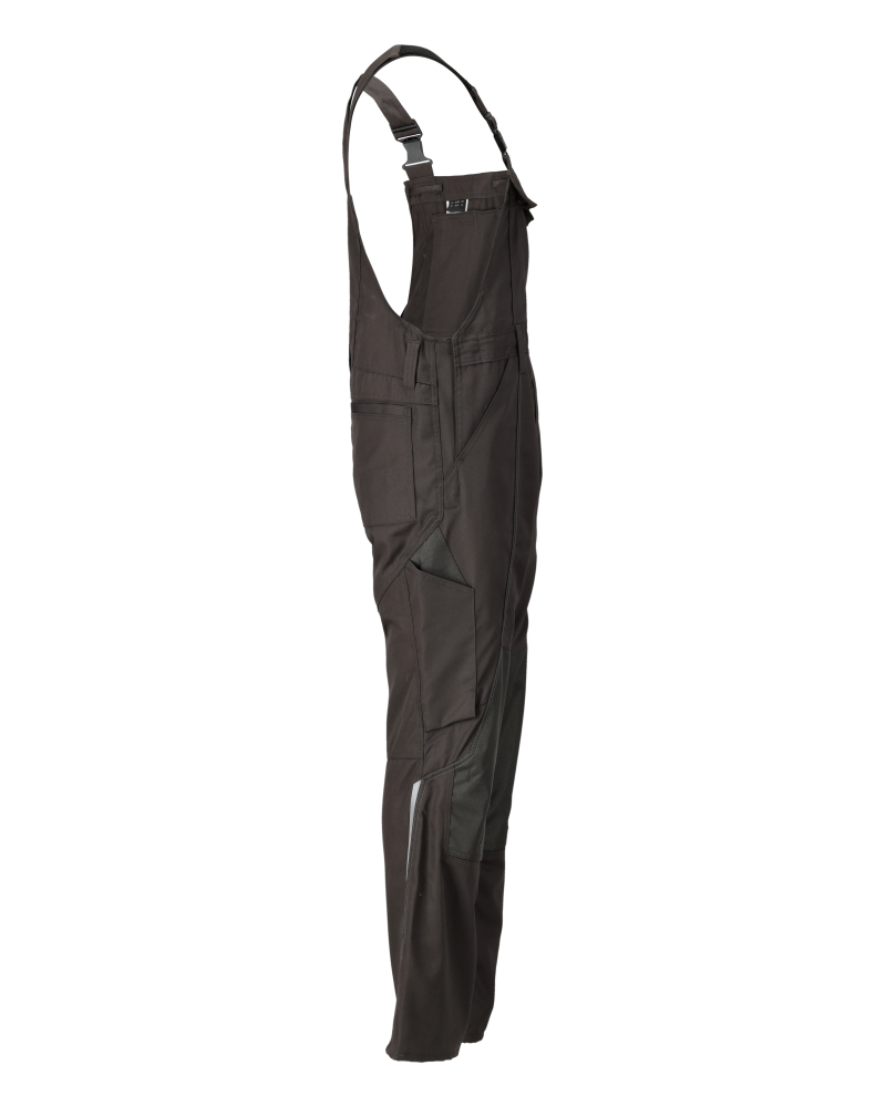 Latzhose mit Knietaschen ACCELERATE Dunkelanthrazit 76C52
