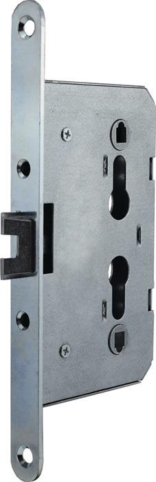 Spezialeinsteckschloss für Metalltüren PZ 20/65/72/8 mm DIN links / rechts verzinkt abgerundet BEVER