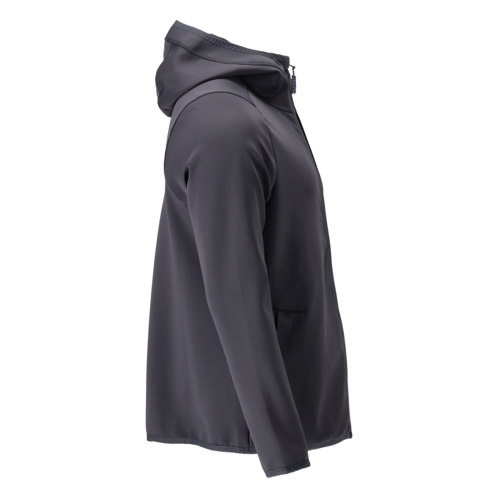 Fleecejacke mit Kapuze CUSTOMIZED Schwarzblau S