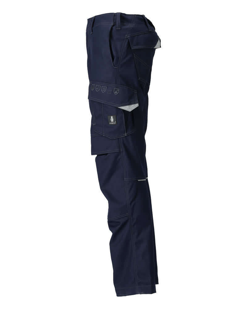 Hose mit Knietaschen MULTISAFE Schwarzblau 76C46
