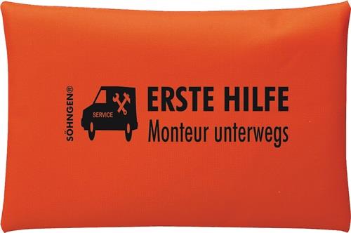 Erste Hilfe Tasche Monteur unterwegs B240xH170ca.mm orange SÖHNGEN