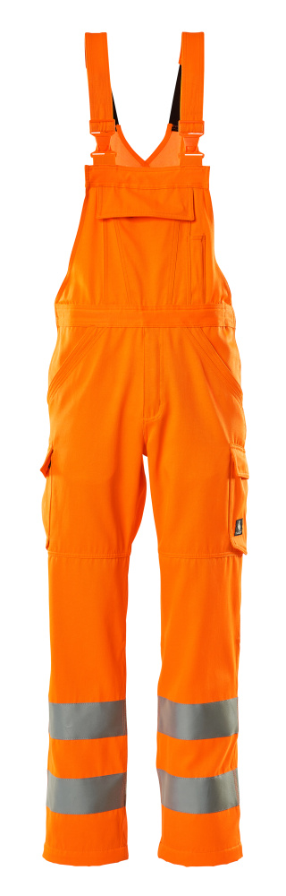 Latzhose SAFE LIGHT Hi-vis Orange 76C60