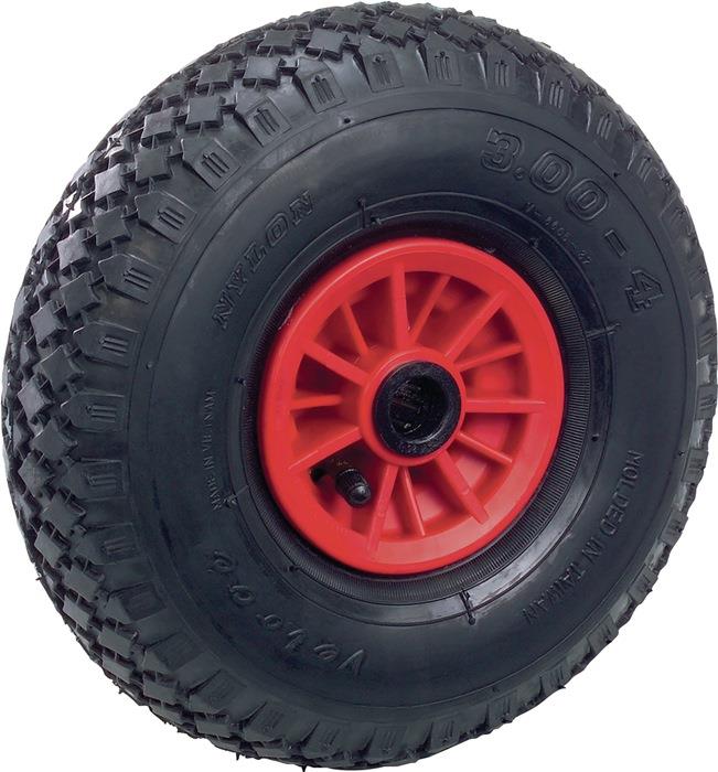 Luftrad 70100 Rad-Ø 260 mm Tragfähigkeit 200 kg Ersatzrad Block 2 PR Gleitlager FETRA