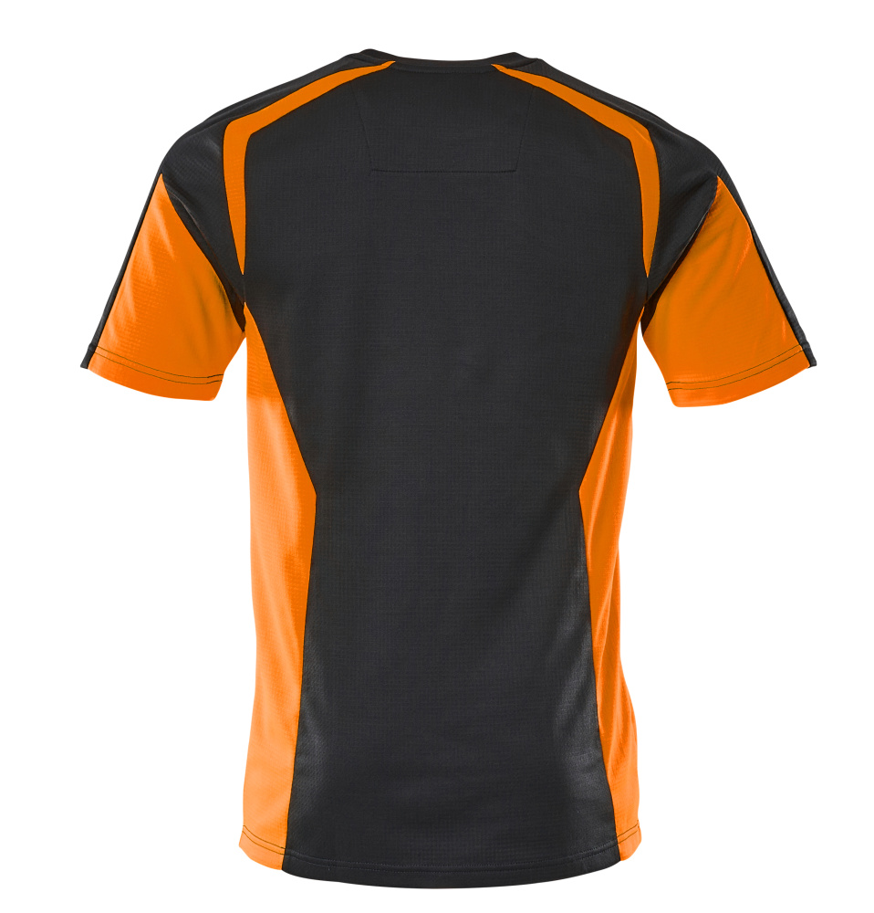 T-Shirt ACCELERATE SAFE Schwarzblau/Hi-vis Orange 4XL