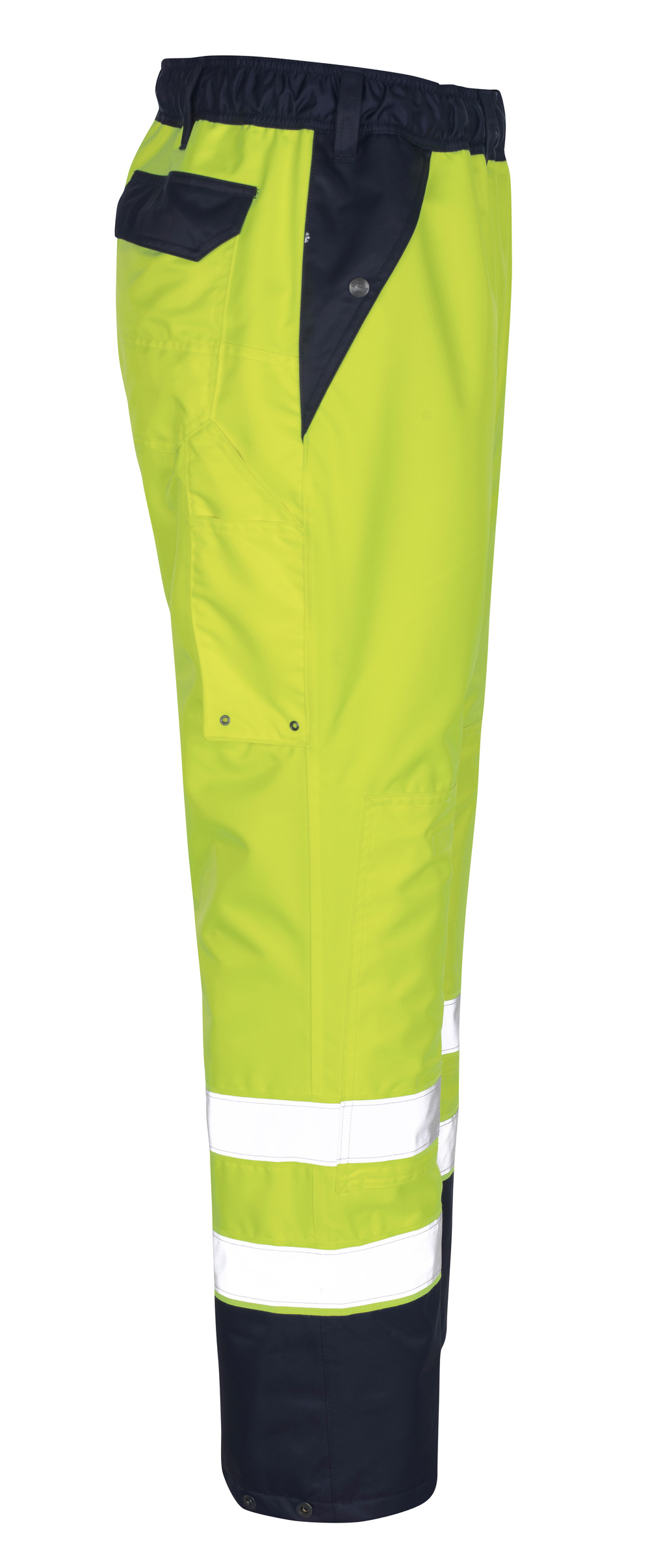 Überziehhose SAFE IMAGE Hi-vis Gelb/Marine 2XL
