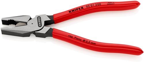 Kraftkombizange L.200mm pol.Ku.-Überzug KNIPEX