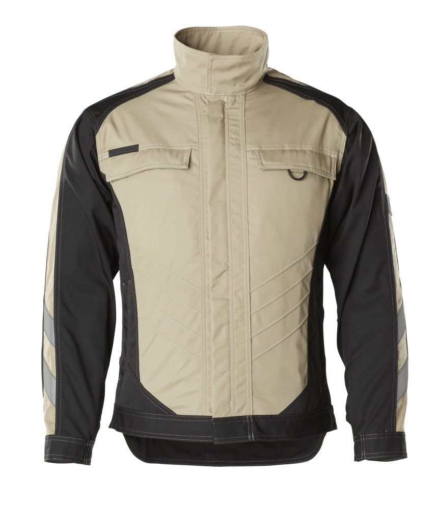 Jacke UNIQUE Hellkhaki/Schwarz L