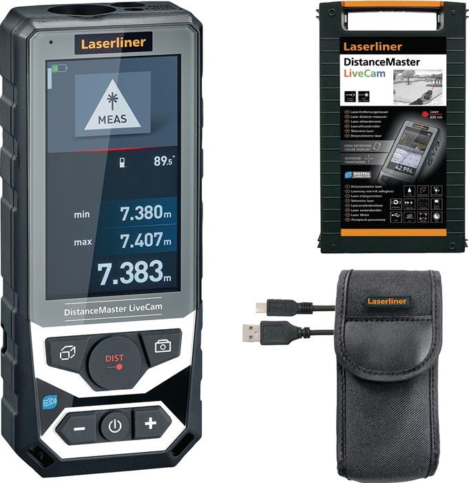 Laserentfernungsmesser DistanceMaster LiveCam 150 m ± 1,5 mm IP65 LASERLINER