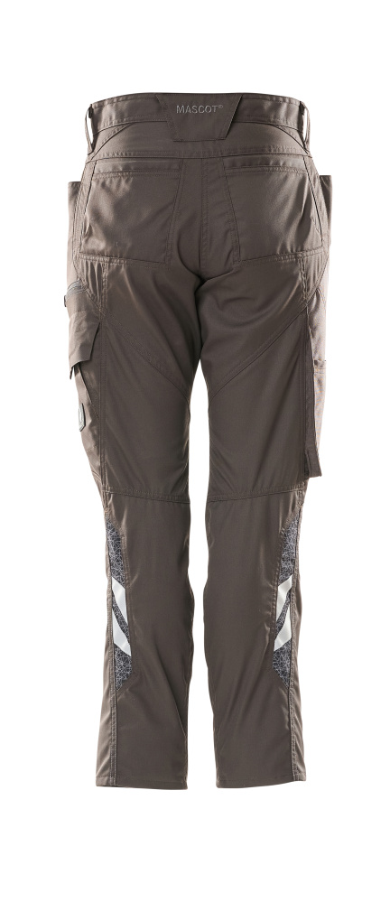 Damen-Passform DIAMOND Hose mit Schenkeltasche ACCELERATE Dunkelanthrazit 82C56