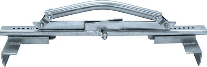 Profi Plattenheber PPH Tragfähigkeit 60 kg Eigengewicht 1,6 kg, galvanisch verzinkt 220 - 505 mm