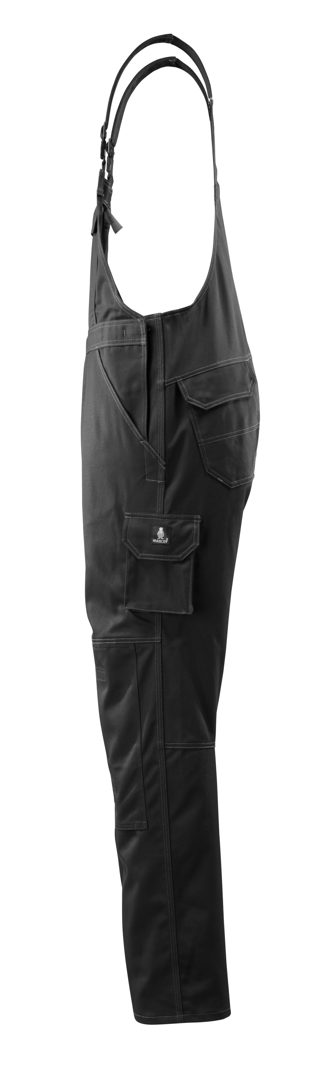 Latzhose mit Knietaschen INDUSTRY Schwarz 76C52