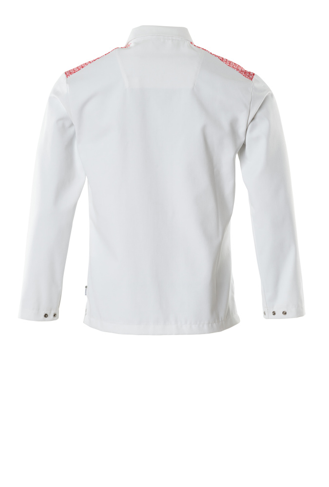 Jacke FOOD & CARE Weiß/Verkehrsrot 5XL