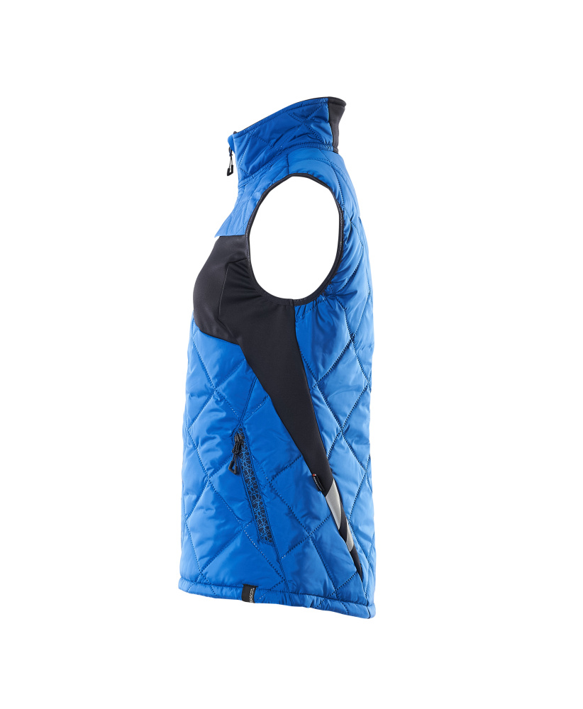 Damen-Passform Thermoweste ACCELERATE Azurblau/Schwarzblau M