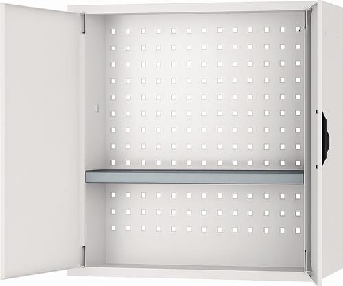Hängeschrank H600xB700xT200mm Vollblechtür lichtgrau/lichtgrau