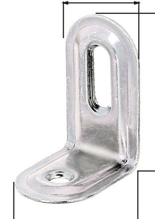 Verstellwinkel Länge 28 x 40 mm Breite 22 mm Stärke 1 mm Stahl roh galv. verz. dickschichtpassiviert GAH