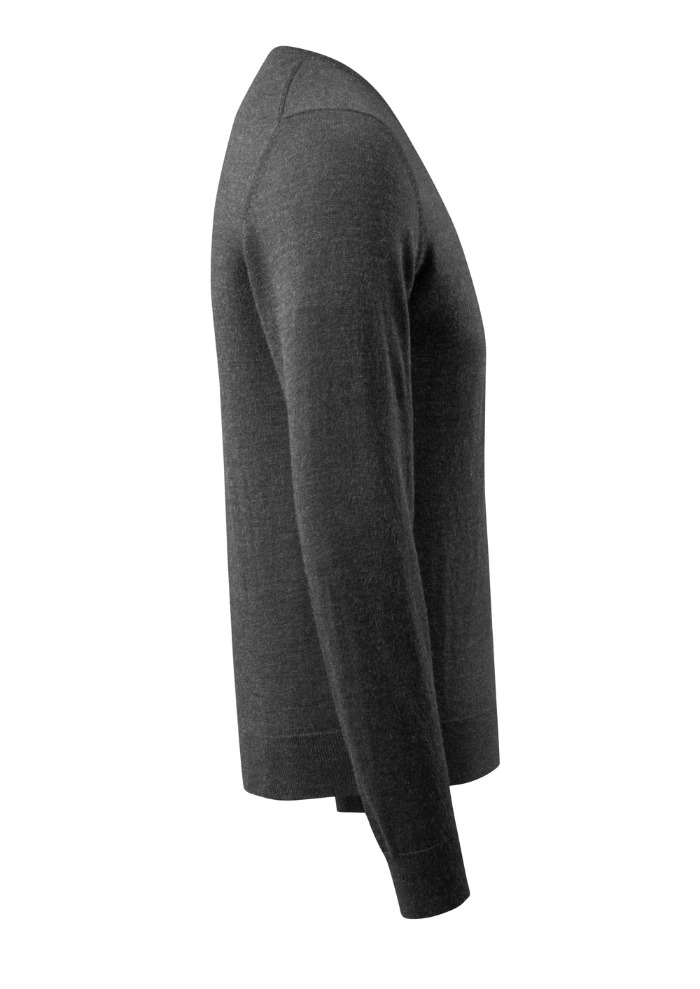 Strickpullover FRONTLINE Dunkelanthrazit/Hellgrau-meliert M