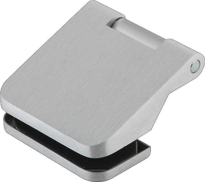 Glastürband OFFICE Junior 80 kg für 3 teilig niro eloxiert