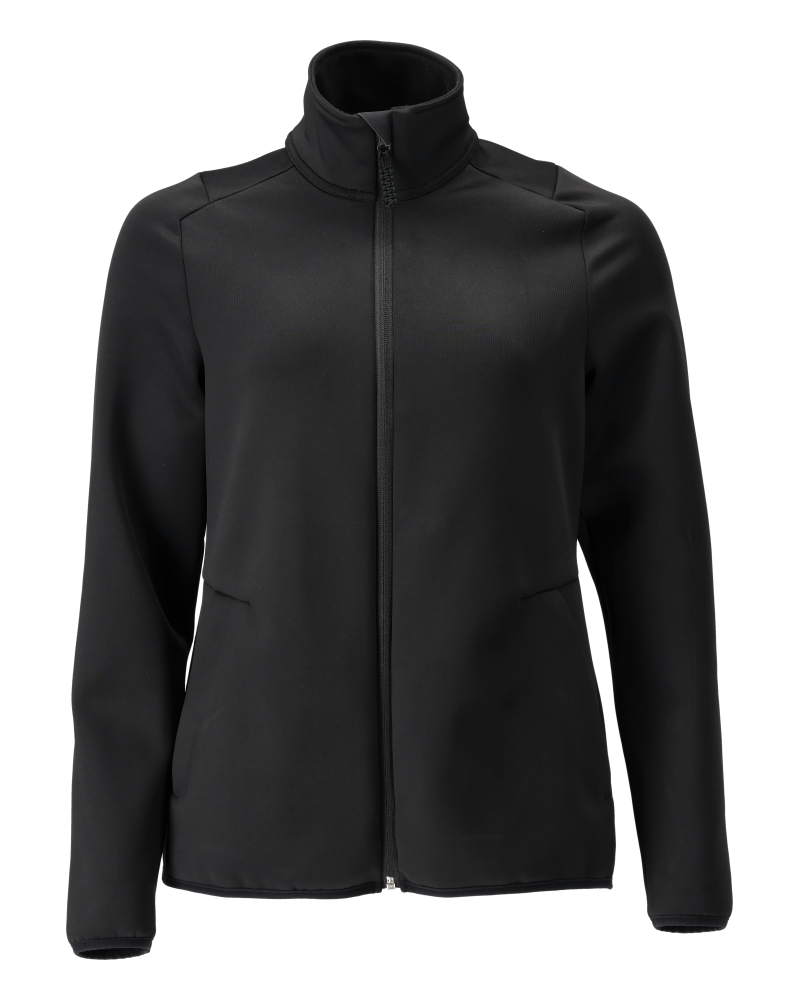 Damen-Passform Fleecejacke CUSTOMIZED Schwarz 2XL
